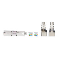 ŁĄCZNIK RJ45 GETFORT CAT.6A modularny beznarzędziowy