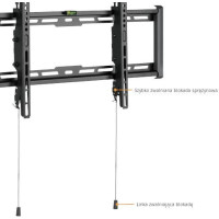 Uchwyt TV Getfort LED/LCD 37-80 cali 75kg Vesa 650x405 Tilt
