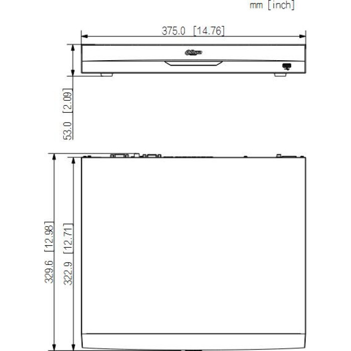 Rejestrator IP Dahua NVR5216-8P-EI2
