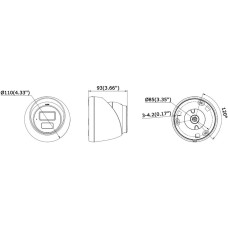 Kamera IP Hikvision DS-2CD1361G2-LIU 2.8mm PL