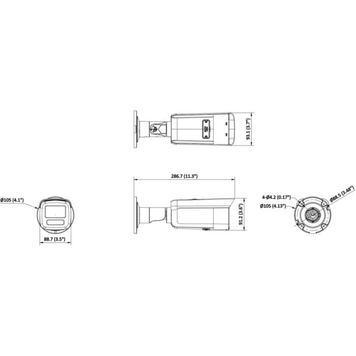 Kamera IP Hikvision DS-2CD2T46G2H-2I 4mm EF PL