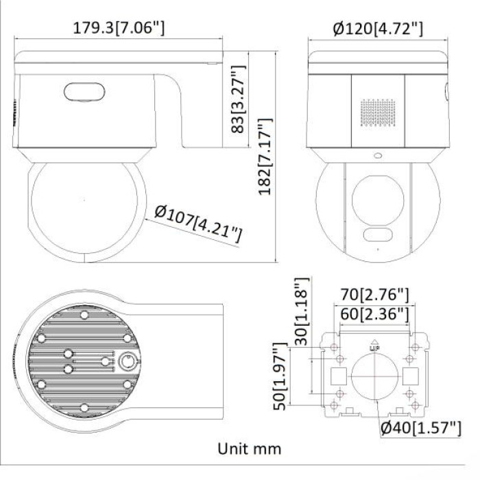 Kamera IP Hikvision DS-2DE3A400BW-DE F1 T5 PL
