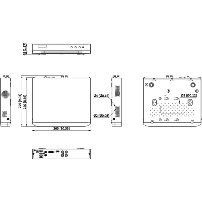 Rejestrator 5w1 Hikvision iDS-7204HUHI-M1/T