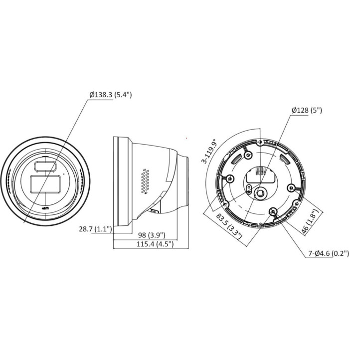 Kamera IP Hikvision DS-2CD3366G3-LISUY/SL(2.8mm)(eF)