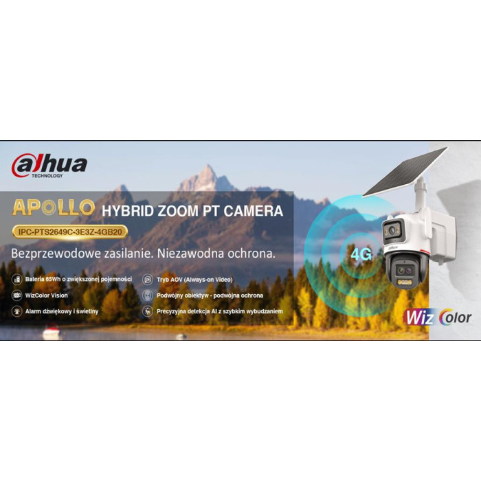 Kamera IP Dahua IPC-PTS2649C-3E3Z-4GB20
