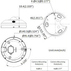 Kamera IP HIKVISION DS-2CD63C5G1-IVS(1.29mm)(O-STD)