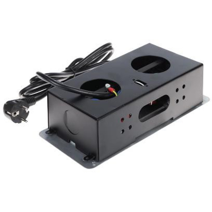 Listwa zasilająca meblowa 3 gniazda FPS-3S/CABLE