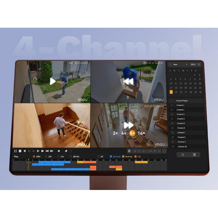 Rejestrator IP Imou NVR-N110-8A0E-P 10- kanałowy