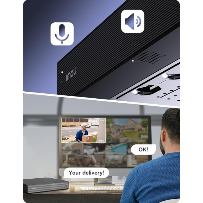 Rejestrator IP Imou NVR-N118W-8A0E-P 18- kanałowy