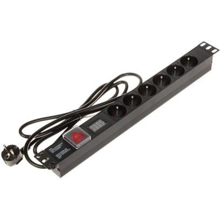 Listwa zasilająca 6 gniazd PD-6/R-VA
