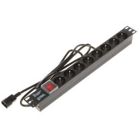 Listwa zasilająca 8 gniazd PD-8/R-IEC