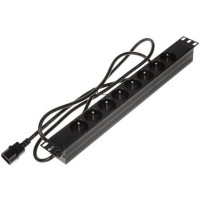 Listwa zasilająca 8 gniazd PD-8/R/IEC-N