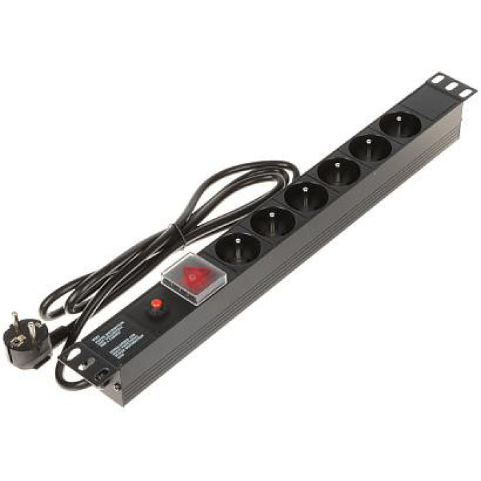 Listwa zasilająca 6 gniazd PD-6/R-OP