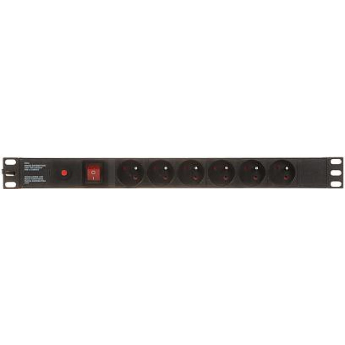 Listwa zasilająca 6 gniazd PD-6/R-OP