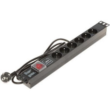 Listwa zasilająca 6 gniazd PD-6/R-SPD-1L