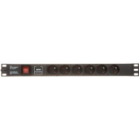 Listwa zasilająca 6 gniazd PD-6/R-SPD-1L