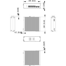 Switch Hikvision DS-3T1506HP-SI-4P2F LinkVu