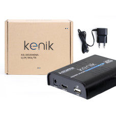 Nadajnik extendera HDMI Kenik KG-EX120HDMI-U/IP/4K6/Tx wideo + myszka po skrętce