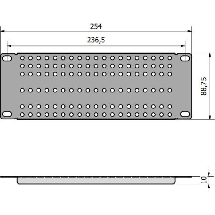 Adapter montażowy RACK 10