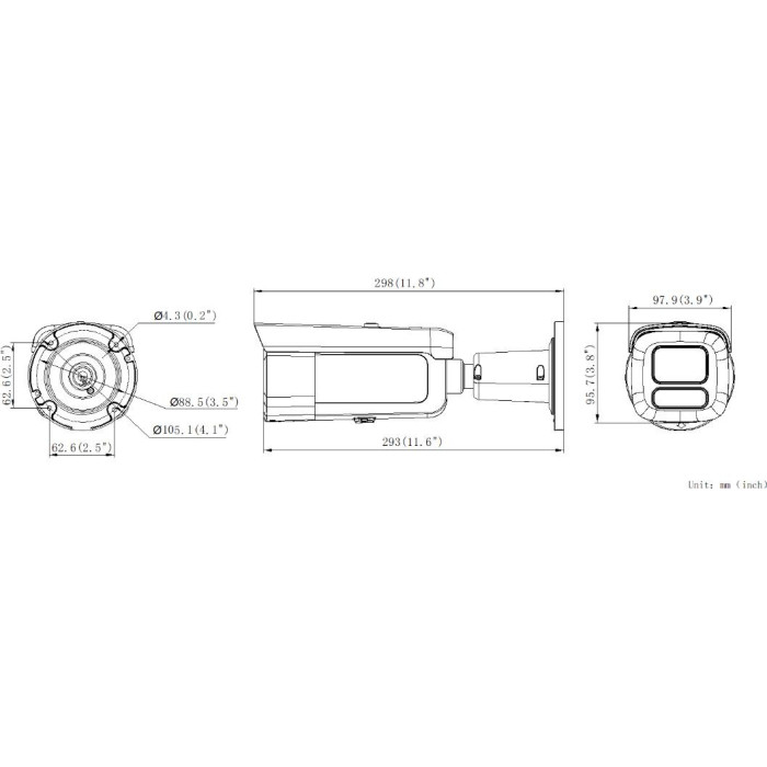 Kamera IP Hikvision DS-2CD26123G2-LIZS2UY/SL(2.8-12mm) BLACK