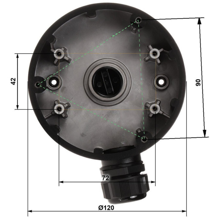 UCHWYT KAMERY STG-1280ZJ-DM46(BLACK)