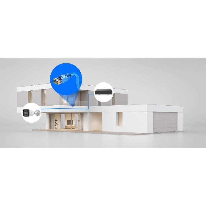 Kamera IP Hilook IPC-B180HA-LU tuba 8MP Smart-hybrid Light