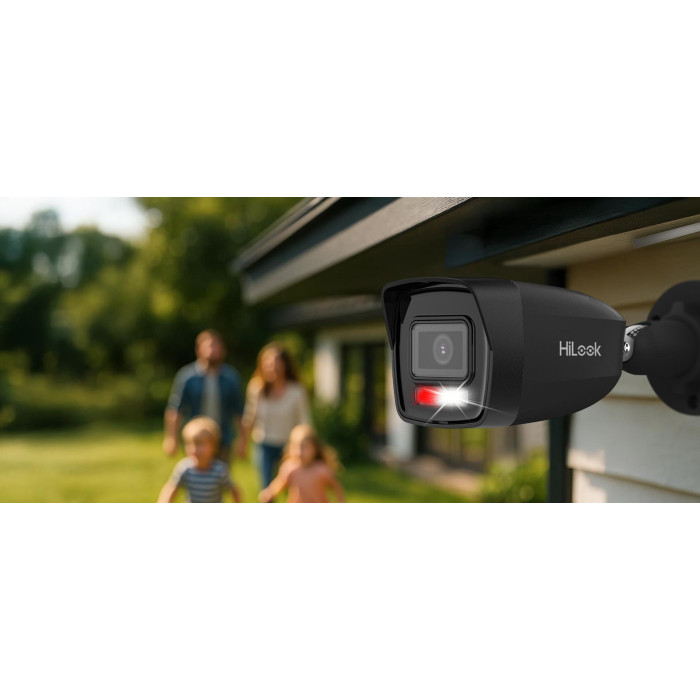 Kamera IP Hilook IPC-B160HA-LU Black tuba 6MP Smart Hybrid Light