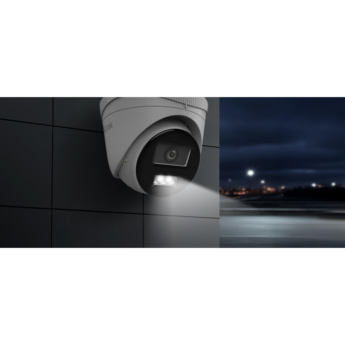 Kamera IP Hilook IPC-T240HA-LU(2.8mm) kopułka 4MP Smart Hybrid Light