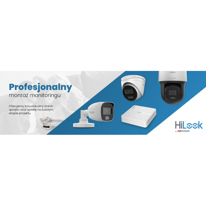 Kamera IP Hilook IPC-T241H-C Black kopułka 4MP IR20m