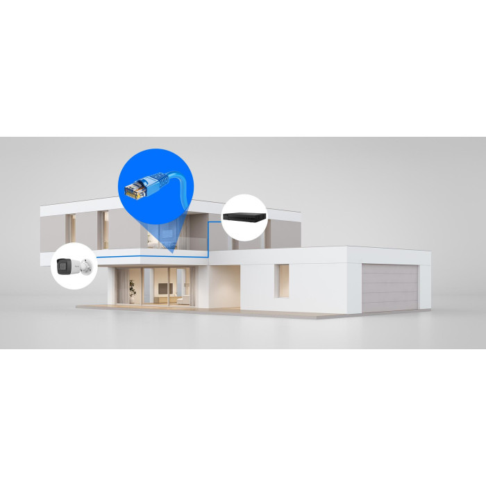Kamera IP Hilook IPC-B121H-C tuba 2MP IR20m PoE