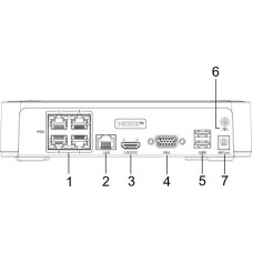 Rejestrator IP Hilook NVR-104H-D/4P(D) 4-kanałowy 5MP PoE