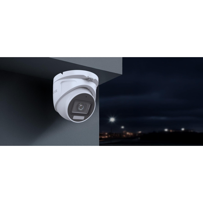 Kamera 4w1 Hilook THC-T127-LMC(2.8mm) kopułka 2MP Smart Hybrid Light 20m