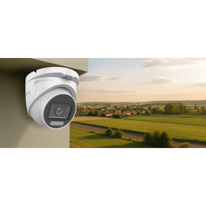 Kamera 4w1 Hilook THC-T157-LMS(2.8mm) kopułka 5MP Smart Hybrid Light 30m