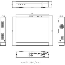 Rejestrator 5w1 Hilook 4-kanałowy 4MP DVR-204G-M1/T