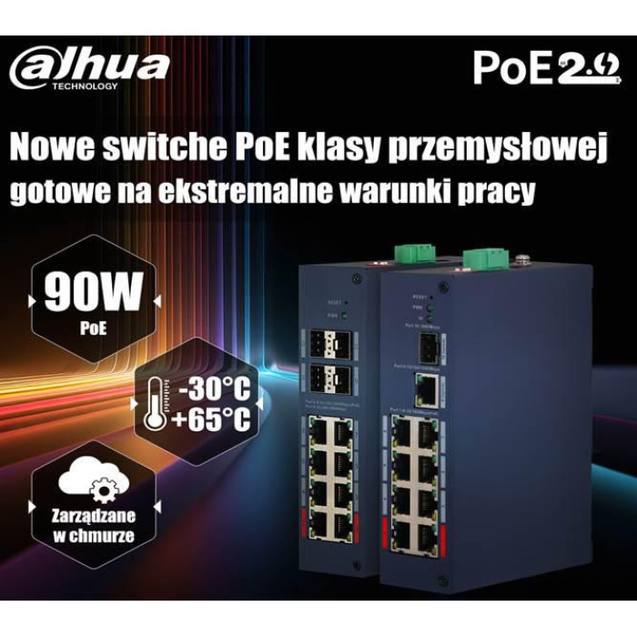Switch Dahua CHS4412-8GT-125