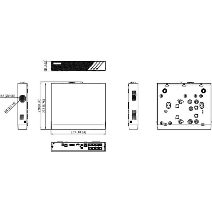 Rejestrator IP Hikvision DS-7608NI-Q1/8P(E)