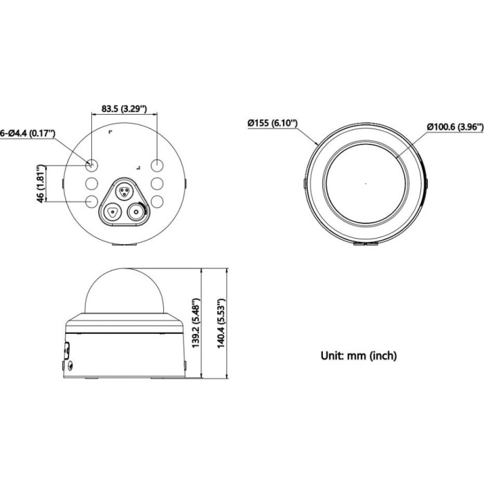 Kamera IP Hikvision DS-2CD2746G3-IPTRZSY(2.8-12mm)BLACK