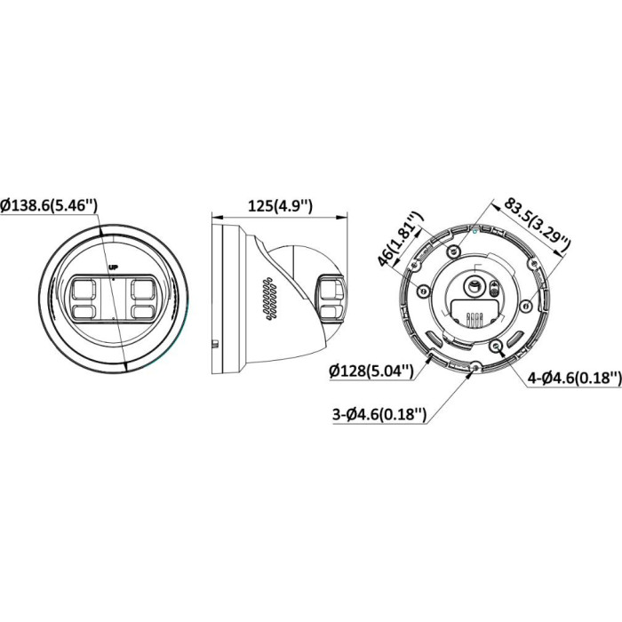 Kamera IP Hikvision 12MP DS-2CD23127G3P-LIS2UY/SL(180°)(O-STD)