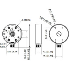 Adapter Hikvision DS-1280ZJ-PT6-Y(BLACK)(O-STD)