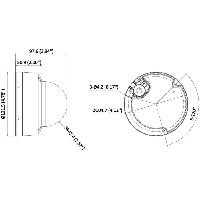 Kamera IP Hikvision DS-2CD1743G2-LIZSU(2.8-12mm)