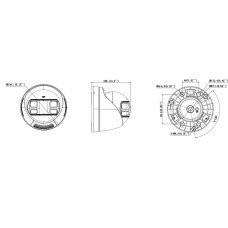 Kamera IP Hikvision DS-2CD1363G2P-LIUF/SL(2.8mm)