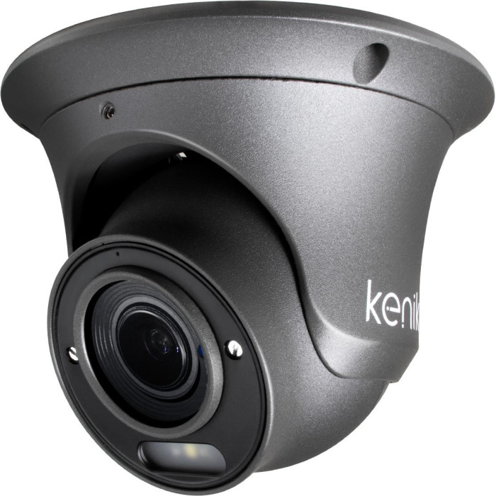 Zestaw monitoringu IP Kenik 2 kamery FullHD kopułkowe dysk 1TB
