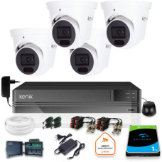 Zestaw monitoringu Kenik 4 Kamery 2MPx Rejestrator 5w1 1TB