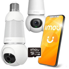 Kamera IP Imou kamera żarówka Bulb Cam 5MP IPC z kartą pamięci 64GB