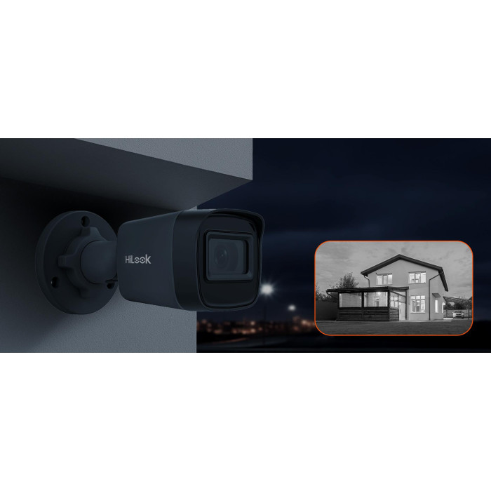 Zestaw monitoringu Hilook 8x IPC-B141H-C black z dyskiem 2TB