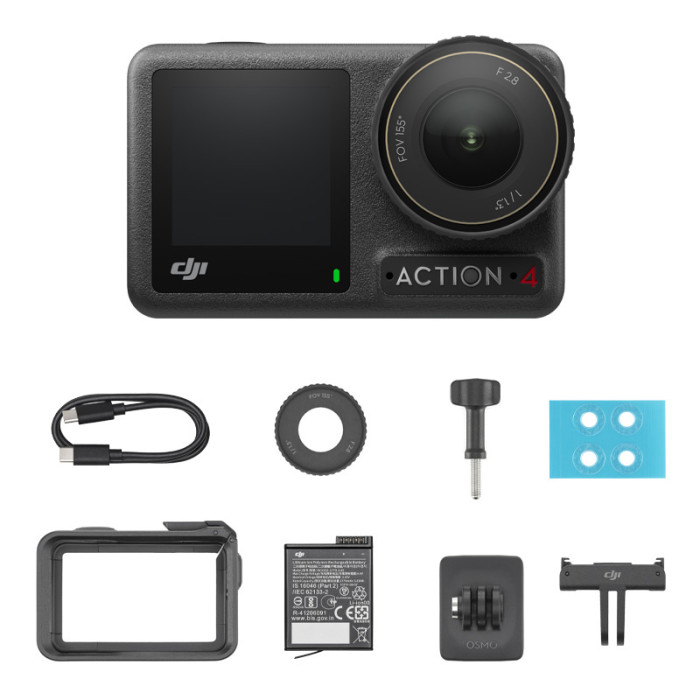 Kamera sportowa DJI Osmo Action 4 4K Standard Combo - uniwersalny