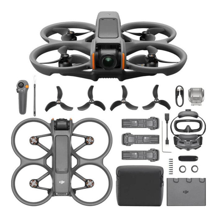 Dron DJI Avata 2 Fly More Combo 3 baterie - uniwersalny