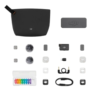Wireless microphones set DJI Mic Mini 2, 2 TX,1 RX and Charging Case