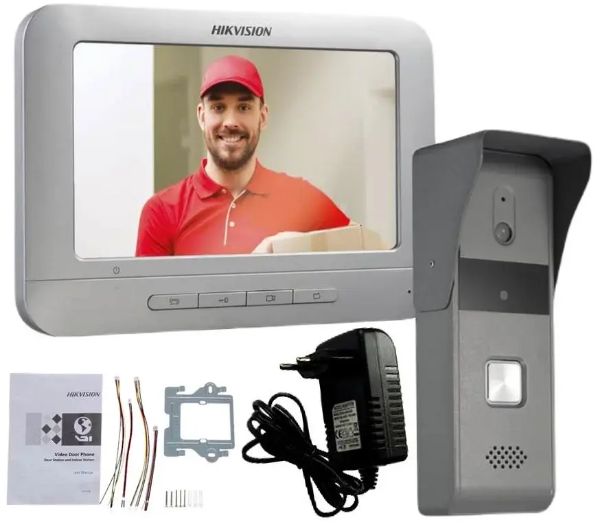 Hikvision DS-KIS203T Analog video intercom kit for single-family homes