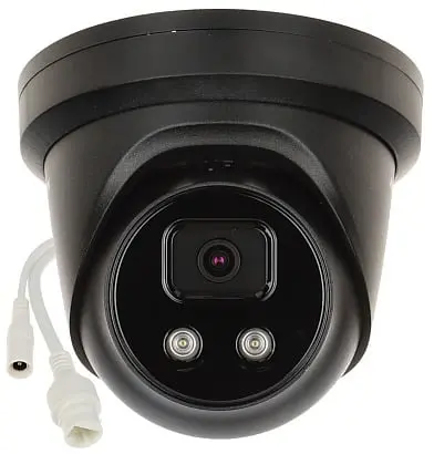 Hikvision DS-2CD2366G2-IU(2.8mm)(C)(BLACK) 6 MP Turret Network Camera with AcuSense
